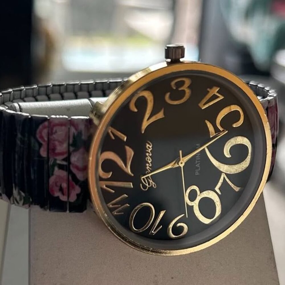 Big Number Floral Watch (fantastic in particular for seniors/visually impaired)